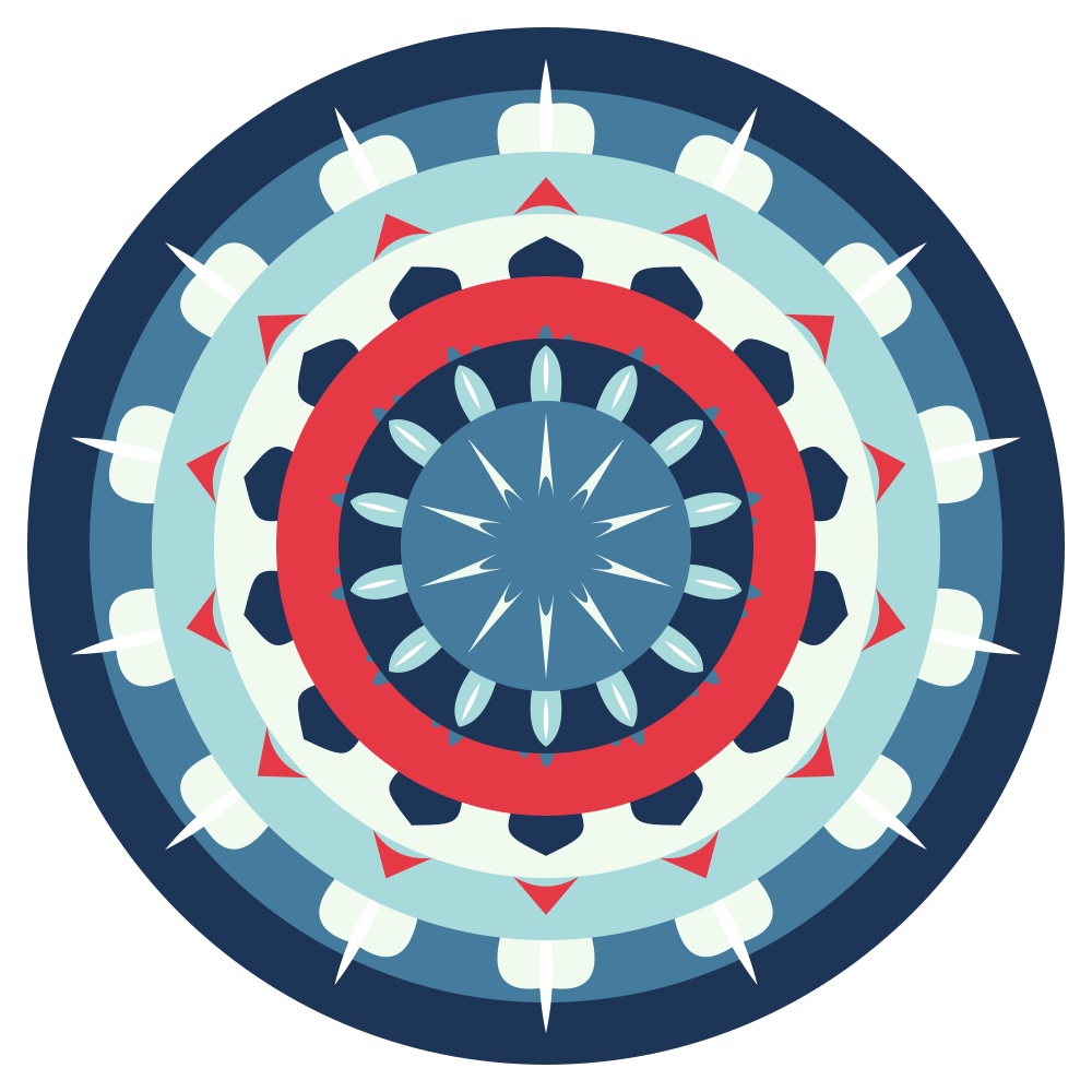 Stacked Autumn Mandala Art | 7 Layer Cut File Set